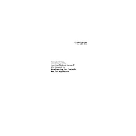 CSA ANSI Z21.78b-2008/CSA 6.20b-2008