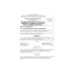 CSA ANSI Z21.15b-2006/CSA 9.1b-2006