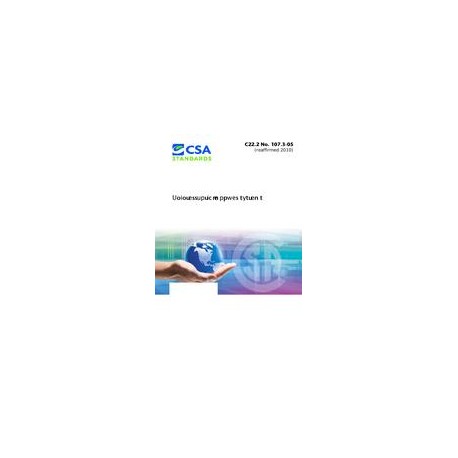 CSA C22.2 NO. 107.3-05 (R2010)