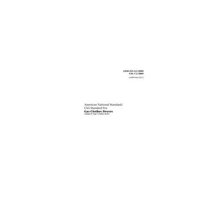 CSA ANSI Z21.5.2-2005/CSA 7.2-2005 (R2011)
