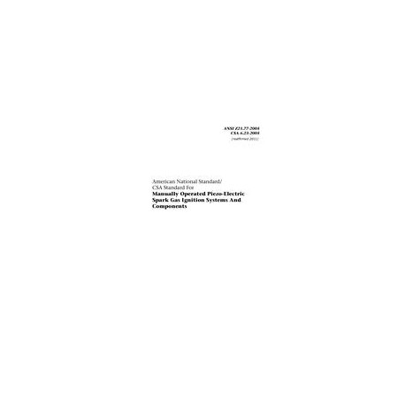 CSA 6.23-2005/ANSI Z21.77-2005 (R2020)