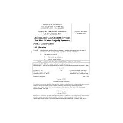 CSA ANSI Z21.87b-2005/CSA 4.6b-2005