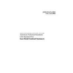 CSA ANSI Z21.47a-2004/CSA 2.3a-2004