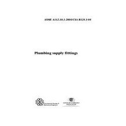 CSA B125.1-05/ASME A112.18.1-05