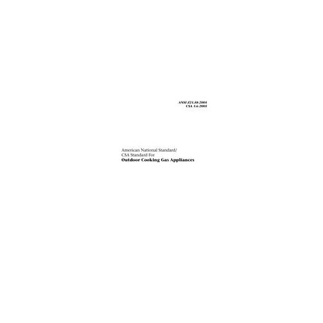 CSA Z21.58-2005 / CSA 1.6-2005