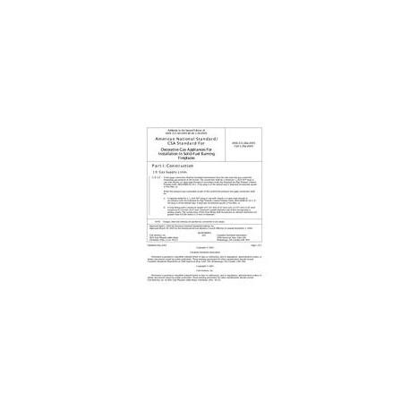 CSA ANSI Z21.60a-2003/CSA 2.26a-2003