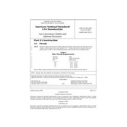 CSA ANSI Z21.90a-2003/CSA 6.24a-2003