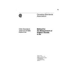 CSA Z223.22-M1980 (R1999)