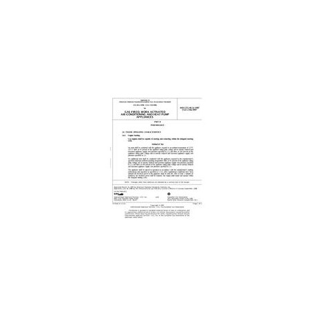 CSA ANSI Z21.40.2a-1997 (R2017)/CGA 2.92a-M97PD (R2017)