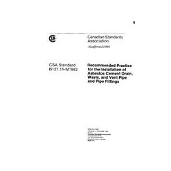 CSA B127.11-M1982 (R1998)