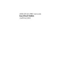 CSA ANSI Z21.61-1983 (R2013)
