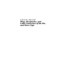 CSA C22.2 NO. 182.1-02