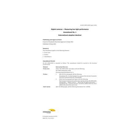 AS ISO 19093:2020 Amd 1:2021