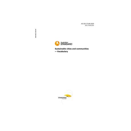 AS ISO 37100:2020