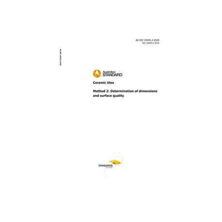 AS ISO 10545.2:2020