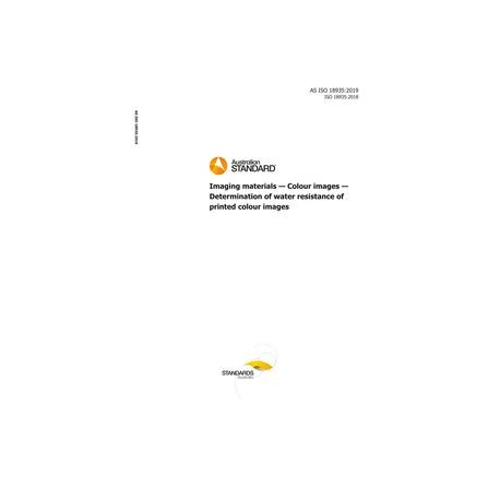 AS ISO 18935:2019