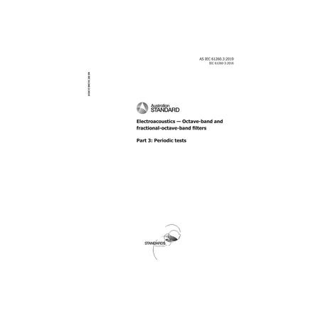 AS IEC 61260.3:2019