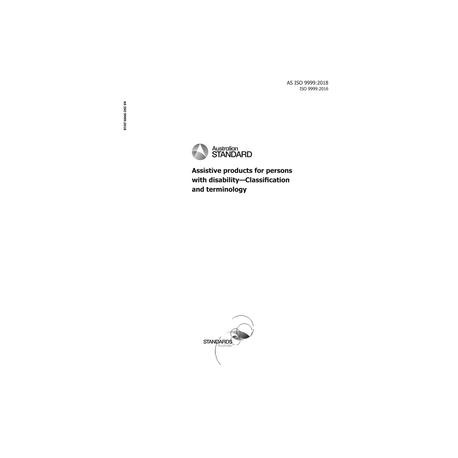 AS ISO 9999:2018
