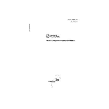 AS ISO 20400:2018
