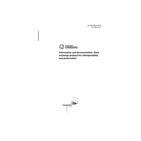 AS ISO 20614:2018