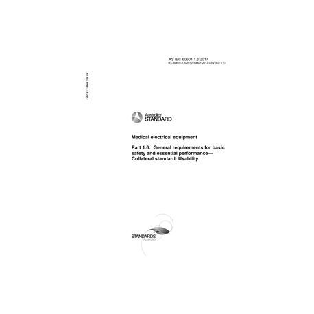 AS IEC 60601.1.6:2017