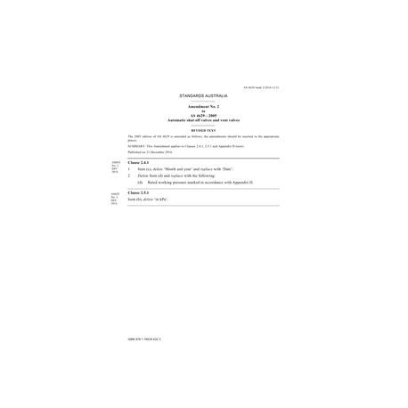 AS 4629-2005 Amd 2:2016