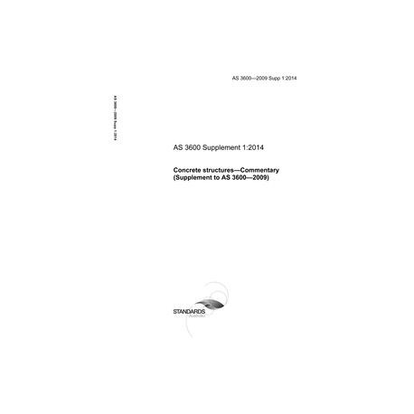 AS 3600-2009 Supp 1:2014                        [ Available Superseded ]