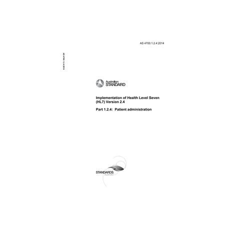 AS 4700.1.2.4:2014