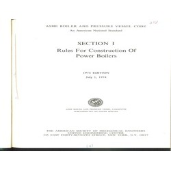 ASME BPVC-I-1974